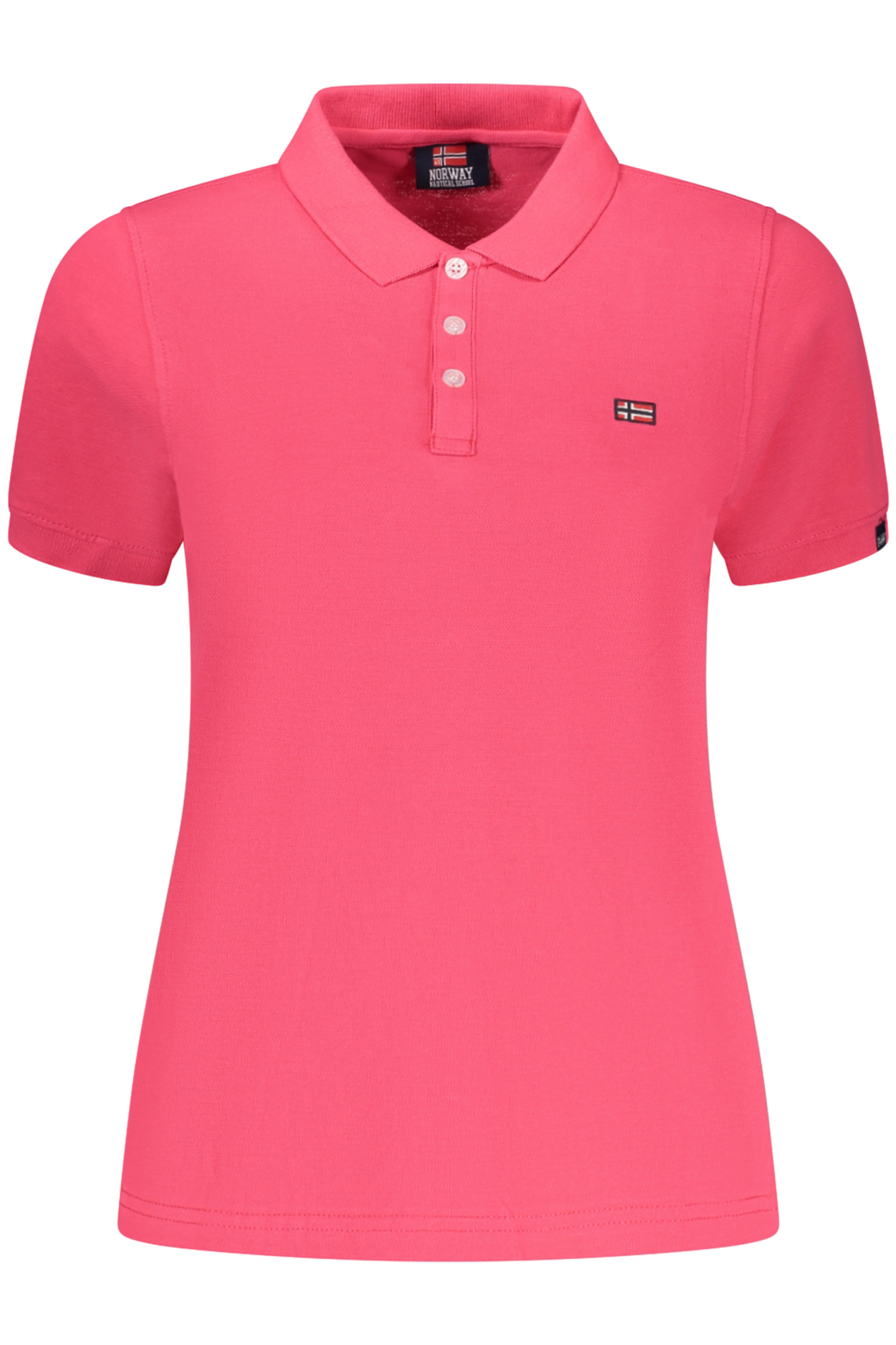 NORWEGEN 1963 DAMEN ROSA KURZARM POLOSHIRT