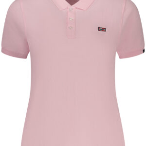 NORWEGEN 1963 DAMEN ROSA KURZARM POLOSHIRT
