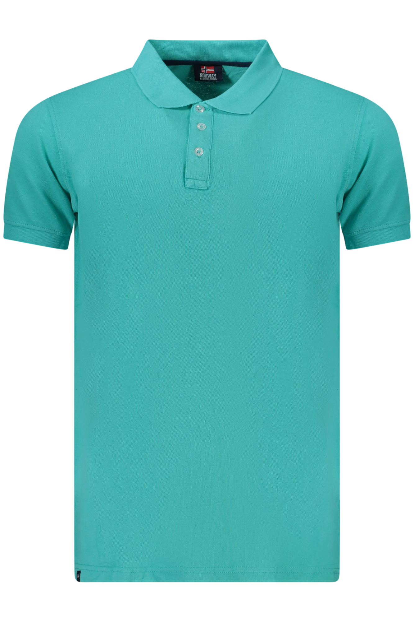 NORWEGEN 1963 HERREN-POLOSHIRT MIT KURZEN ÄRMELN, BLAU