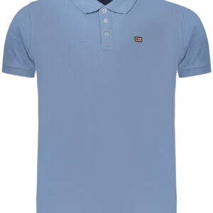 NORWEGEN 1963 HERREN-POLOSHIRT MIT KURZEN ÄRMELN, BLAU