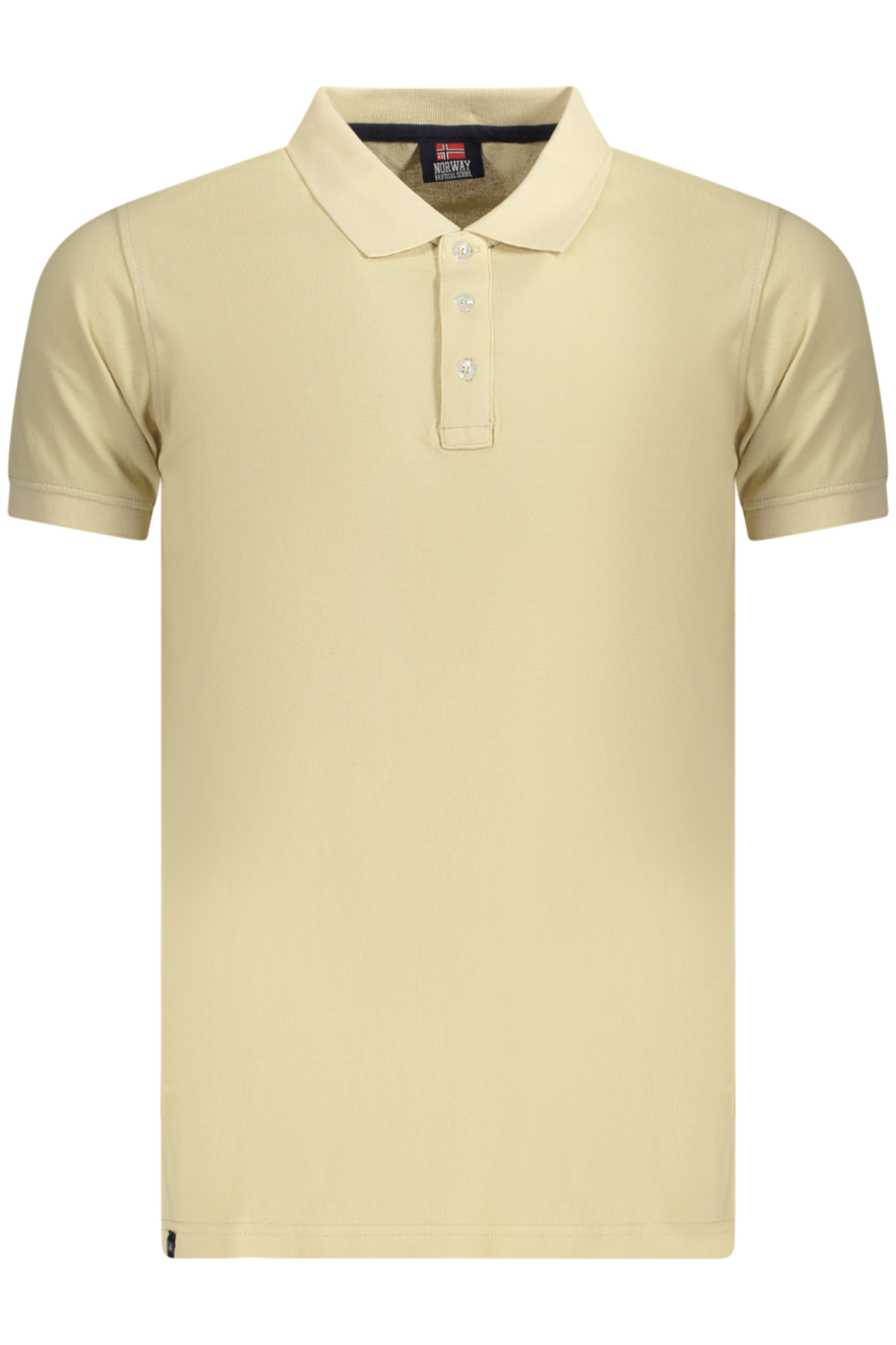 NORWEGEN 1963 HERREN-POLOSHIRT MIT KURZEN ÄRMELN, BEIGE