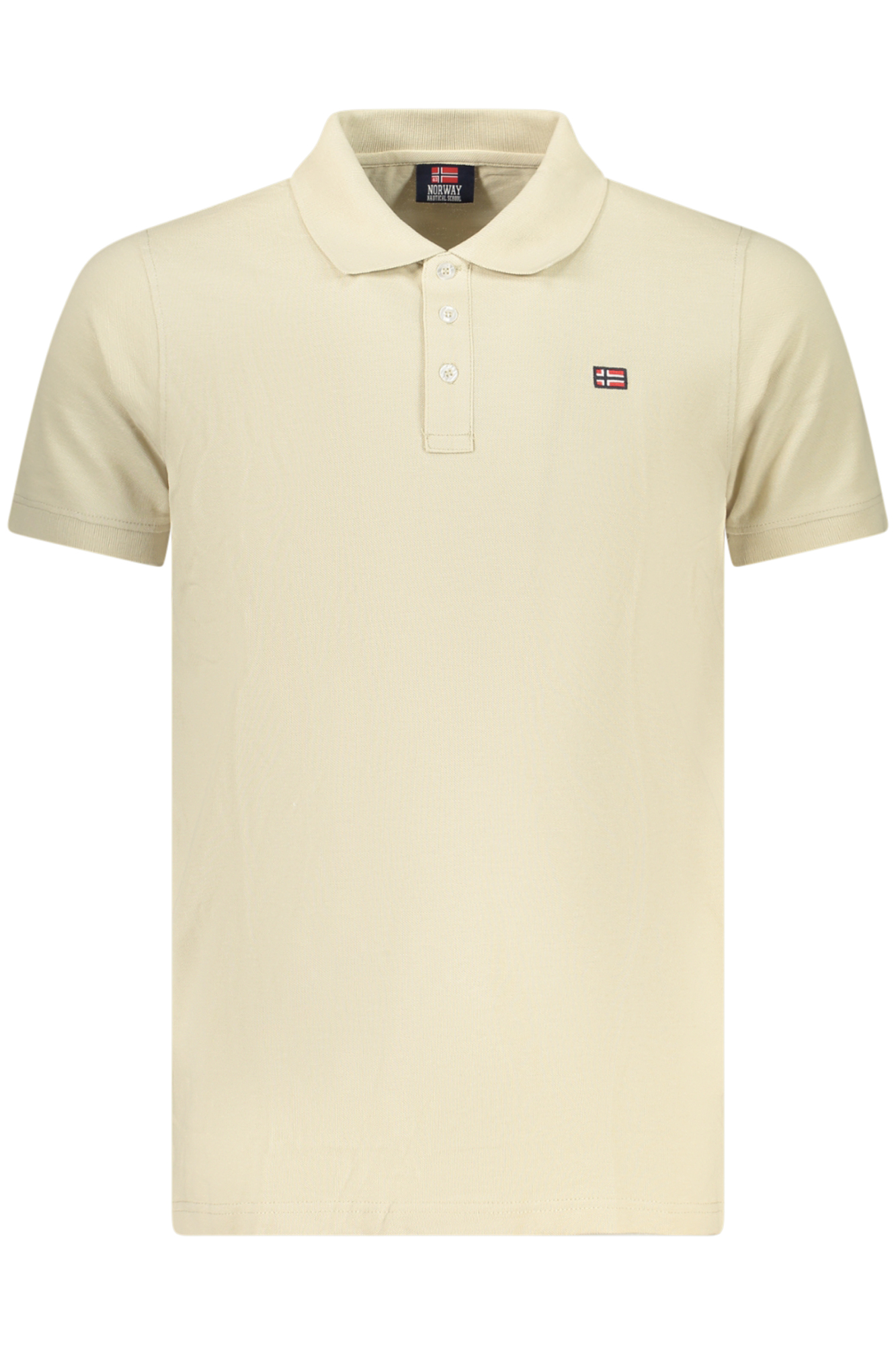 NORWEGEN 1963 HERREN-POLOSHIRT MIT KURZEN ÄRMELN, BEIGE