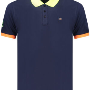 NORWEGEN 1963 HERREN-POLOSHIRT MIT KURZEN ÄRMELN, BLAU