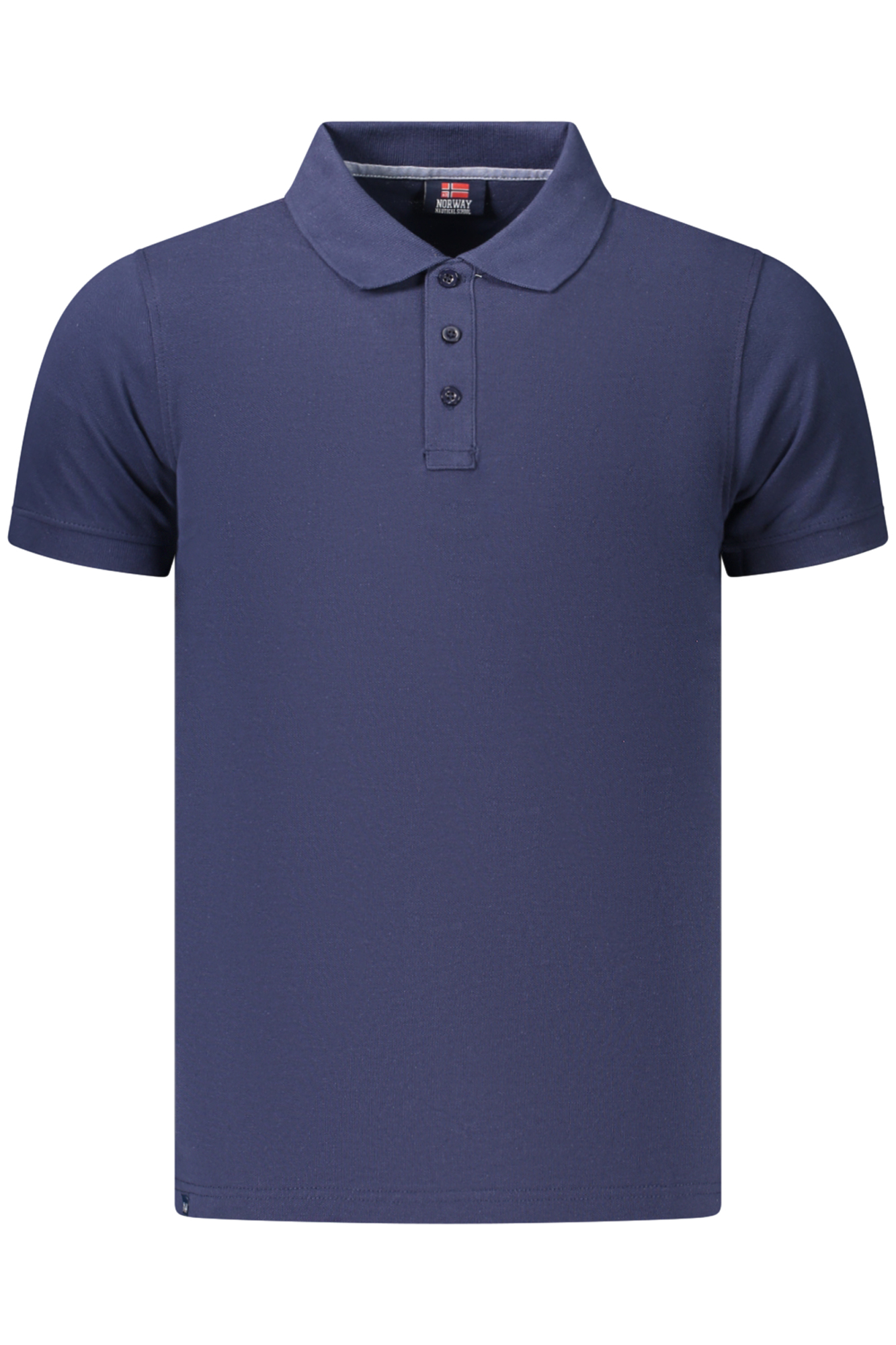 NORWEGEN 1963 HERREN-POLOSHIRT MIT KURZEN ÄRMELN, BLAU