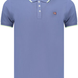NORWEGEN 1963 HERREN-POLOSHIRT MIT KURZEN ÄRMELN, BLAU