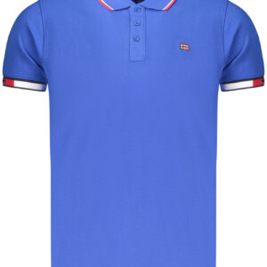 NORWEGEN 1963 HERREN-POLOSHIRT MIT KURZEN ÄRMELN, BLAU
