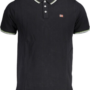 NORWEGEN 1963 HERREN KURZARM-POLOSHIRT SCHWARZ