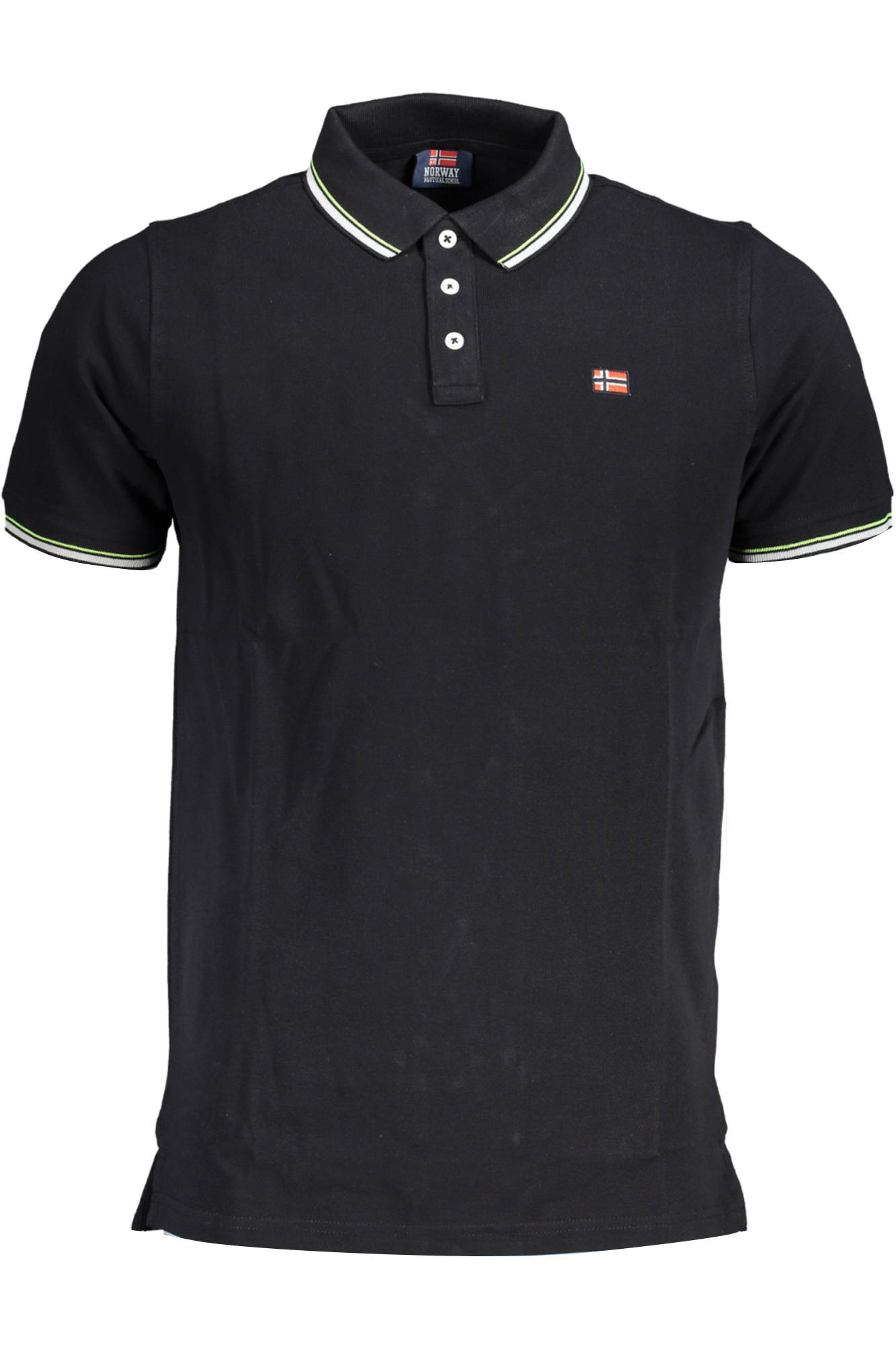 NORWEGEN 1963 HERREN KURZARM-POLOSHIRT SCHWARZ