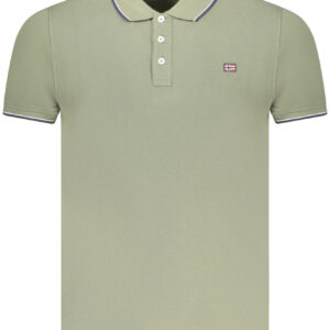 NORWEGEN 1963 HERREN KURZARM-POLO GRÜN