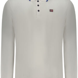 NORWEGEN 1963 HERREN LANGÄRMLIGES POLOSHIRT WEISS