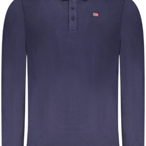 NORWEGEN 1963 HERREN-POLOSHIRT MIT LANGÄRMLIGEN ÄRMELN, BLAU