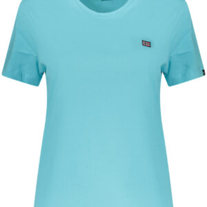 NORWEGEN 1963 DAMEN-KURZARM-T-SHIRT, BLAU