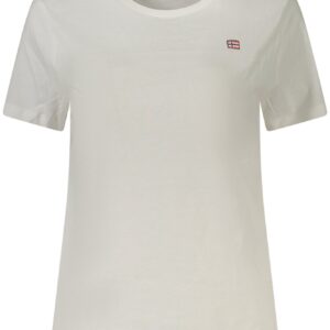 NORWEGEN 1963 DAMEN KURZARM T-SHIRT WEISS