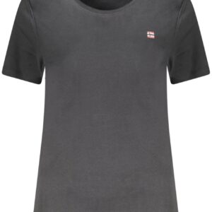 NORWEGEN 1963 DAMEN KURZARM T-SHIRT SCHWARZ
