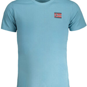 NORWEGEN 1963 BLAUES KURZARM-T-SHIRT FÜR HERREN