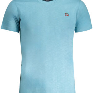 NORWEGEN 1963 BLAUES KURZARM-T-SHIRT FÜR HERREN