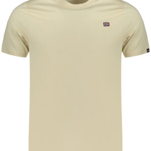 NORWEGEN 1963 HERREN-KURZARM-T-SHIRT BEIGE