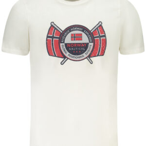 NORWEGEN 1963 HERREN KURZARM T-SHIRT WEISS
