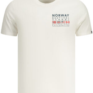 NORWEGEN 1963 HERREN KURZARM-T-SHIRT WEISS