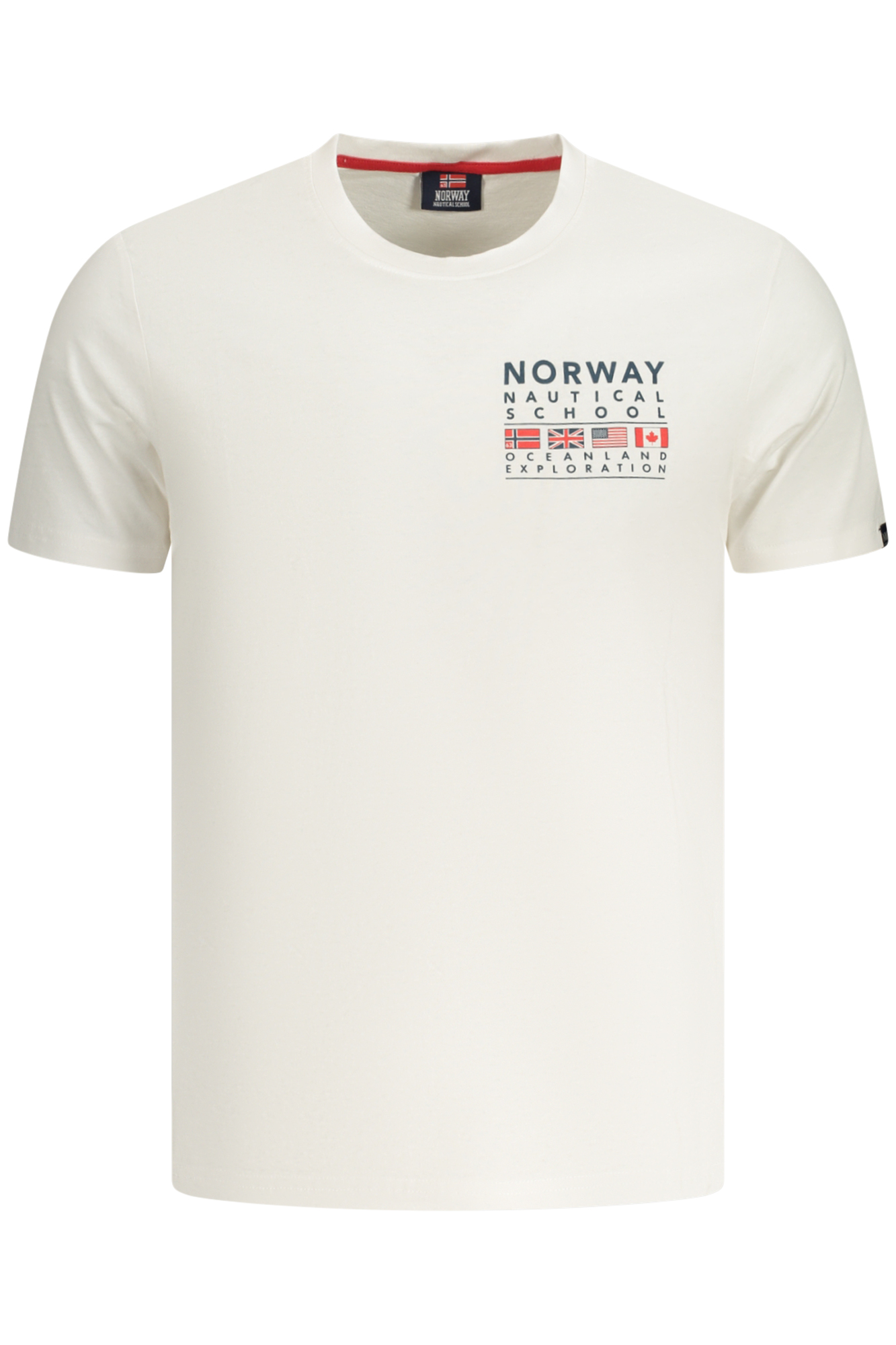 NORWEGEN 1963 HERREN KURZARM-T-SHIRT WEISS