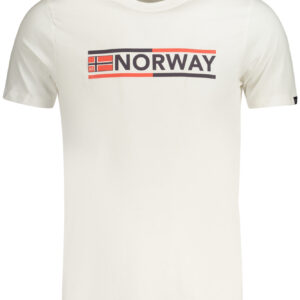 NORWEGEN 1963 HERREN KURZARM-T-SHIRT WEISS