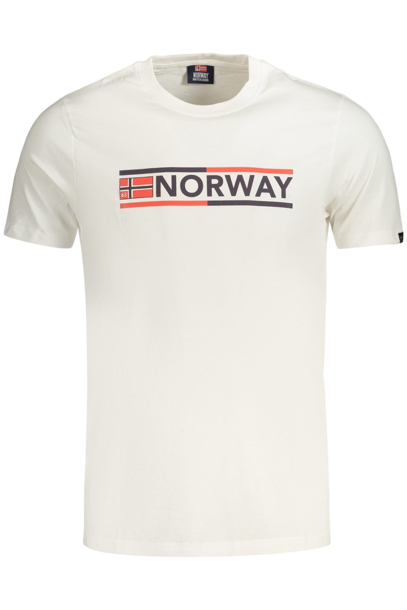 NORWEGEN 1963 HERREN KURZARM-T-SHIRT WEISS