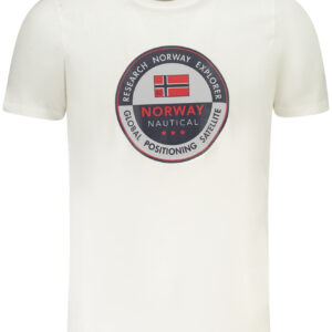 NORWEGEN 1963 HERREN KURZARM T-SHIRT WEISS