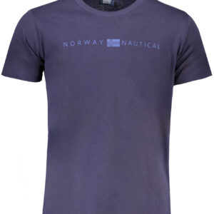 NORWEGEN 1963 HERREN-KURZARM-T-SHIRT BLAU