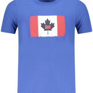 NORWEGEN 1963 HERREN KURZARM T-SHIRT BLAU