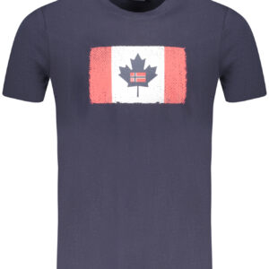 NORWEGEN 1963 HERREN KURZARM T-SHIRT BLAU