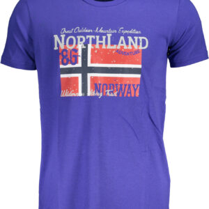 NORWEGEN 1963 HERREN KURZARM T-SHIRT BLAU