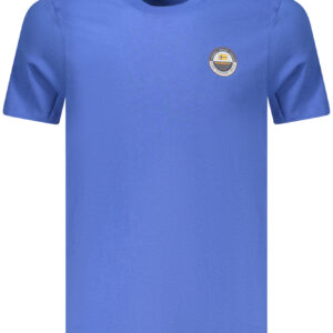 NORWEGEN 1963 HERREN KURZARM T-SHIRT BLAU