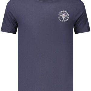 NORWEGEN 1963 HERREN KURZARM T-SHIRT BLAU