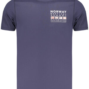 NORWEGEN 1963 HERREN KURZARM-T-SHIRT BLAU