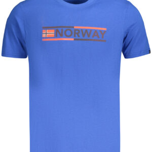 NORWEGEN 1963 HERREN KURZARM-T-SHIRT BLAU
