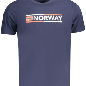 NORWEGEN 1963 HERREN KURZARM-T-SHIRT BLAU