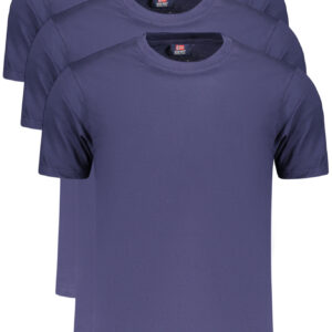 NORWEGEN 1963 HERREN KURZARM-T-SHIRT BLAU