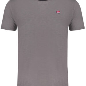 NORWEGEN 1963 GRAUES KURZARM-T-SHIRT FÜR HERREN