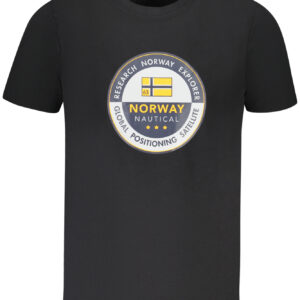 NORWEGEN 1963 HERREN KURZARM T-SHIRT SCHWARZ