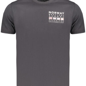 NORWEGEN 1963 HERREN KURZARM-T-SHIRT SCHWARZ