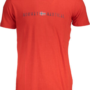 NORWEGEN 1963 HERREN KURZARM T-SHIRT ROT