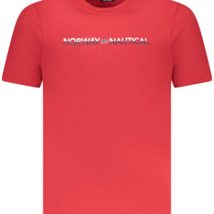 NORWEGEN 1963 HERREN KURZARM T-SHIRT ROT