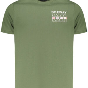 NORWEGEN 1963 HERREN KURZARM-T-SHIRT GRÜN