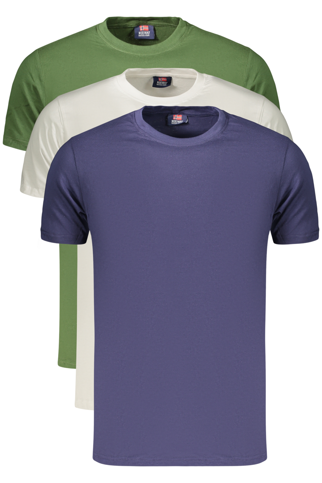 NORWEGEN 1963 HERREN KURZARM-T-SHIRT GRÜN