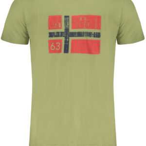 NORWEGEN 1963 GRÜNES KURZARM-T-SHIRT FÜR HERREN