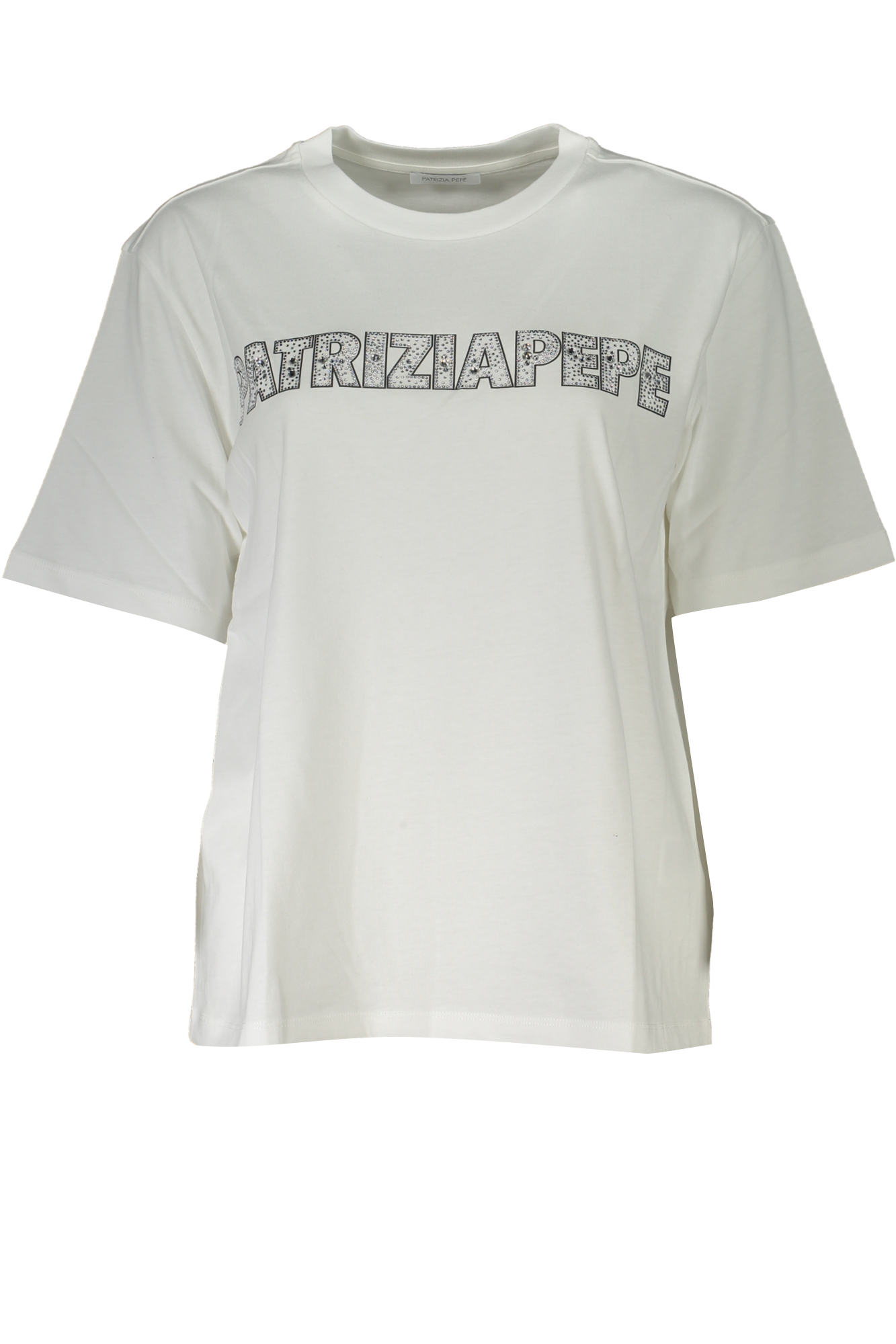 PATRIZIA PEPE DAMEN KURZARM T-SHIRT WEISS