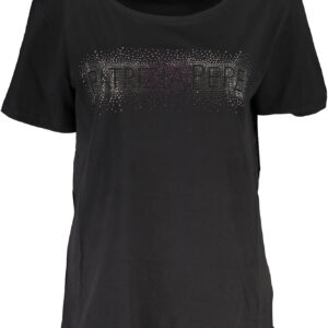 PATRIZIA PEPE DAMEN KURZARM T-SHIRT SCHWARZ
