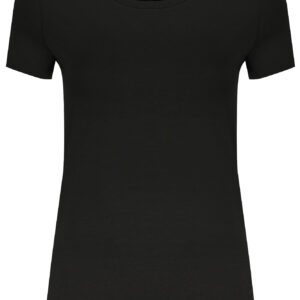 PATRIZIA PEPE DAMEN KURZARM T-SHIRT SCHWARZ
