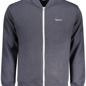 PEPE JEANS HERREN BLAUES SWEATSHIRT MIT REISSVERSCHLUSS