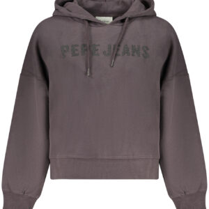 PEPE JEANS DAMEN SCHWARZES SWEATSHIRT MIT REISSVERSCHLUSS